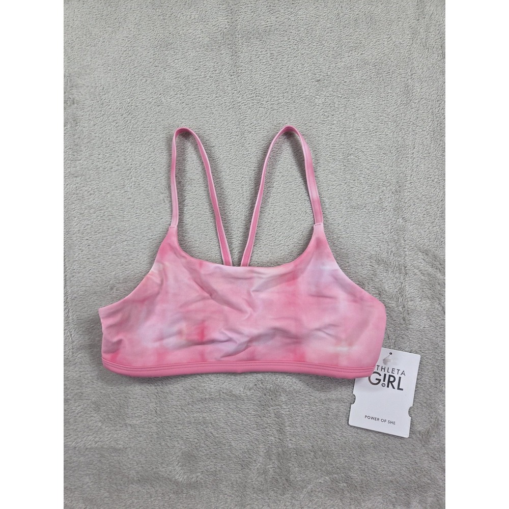 New Athleta‎ Girl Reversible Scoop Bikini Top Size XL 14